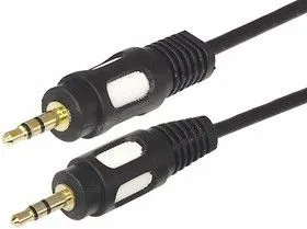 17-4112, Шнур Стерео 3,5 мм штекер - Стерео 3,5 мм штекер, длина 1,5 метра (GOLD)