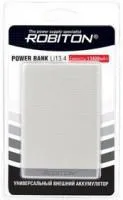 ROBITON POWER BANK Li13.4-W 13400мАч белый BL1, Универсальный внешний аккумулятор