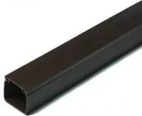 Кабель-канал 16х16 L2000 пластик с двойным замком венге УралПак КК-4816016-140