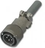 CA3106E18-11PB, Круглый разъем, CA-B Series, Прямой Штекер, 5 контакт(-ов), Контакт под Пайку