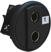 RSJ-J-R, THERMOCOUPLE CONNECTOR, J TYPE, RCPT