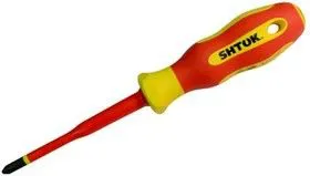 Отвертка диэлектрическая Ph2х100мм SHTOK 09320