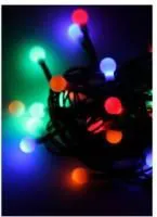 Гирлянда декоративная Маленькие шарики cherry 30LED 4.4м (2.9+1.5м) зел. провод IP20 мультиколор Космос KOC_GIR30LEDBALL_RGB