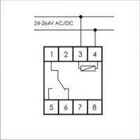 Реле времени PCZ-521 (1канал-125пар вкл. /выкл. сут. /нед. циклы 24-264В AC/DC 16А 1перекл. IP20 монтаж на DIN-рейке) F&F EA02.002.001