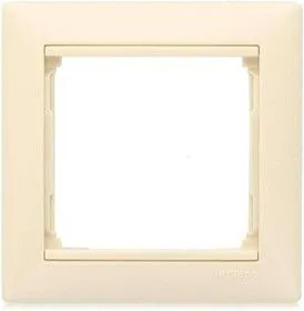 Рамка 1-м Valena горизонт. сл. кость (DIY-упак.) Leg 695631