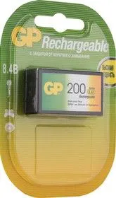 20R8H (6F22), Аккумулятор никель-металлгидридный NiMH 200mAh (крона) (1шт) 8.4В