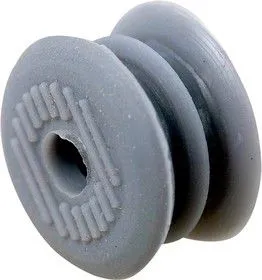 TE-178 017 СЕРЫЙ, TE-178 017, Фиксатор для провода, dвнеш.=1.20мм, dвнут.=0.80мм, серый