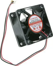 EC6025H24B, Вентилятор 24В, 60х60х25мм , подш. качения, 5000 об/мин