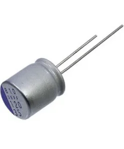 35SEPF120M, полимерный конденсатор 120мкФ, 35В, радиальн выв