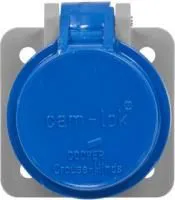 E1016SC-34, PROTECTION COVER, PLASTIC, BLUE
