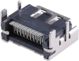 47151-0001, Разъем HDMI, 19 контакт(-ов), Гнездо, Монтаж на Печатную Плату, Контакты с Покрытием из Золота