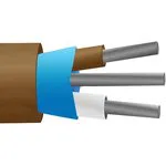 XF-1281-FAR, Thermocouple Cable, Type T, IEC, PVC Insulated & Screened, 7/0.2 mm, 200 m