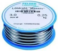 Pb60Sn40 прв Massiv (0.5мм), Припой олово-свинец, катушка 100гр