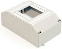 Корпус пластиковый навесной 2-4мод. ЩРН-П-2/4 12.5х7.8х5.8 IP30 бел. DEKraft 31031DEK