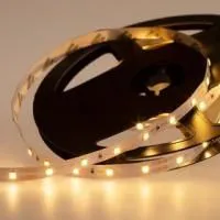 141-602, LED лента 24 В, 8 мм, IP23, SMD 2835, 60 LED/m, цвет свечения теплый белый (3000 К)
