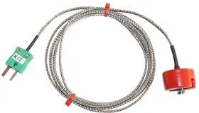 BMS-K-2-C70-MP-25.4, Термопара, магнит, K, -50 C, +250 C, Нержавеющая Сталь, 2 м