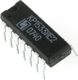 КР1533ИЕ2, Двоичный десятичный четырeхразрядный счeтчик [2102Ю.14-В] (=SN74ALS90)