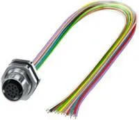 1411588, Датчик Кабеля, M12 Straight Receptacle to Free End, 500 мм, 19.6