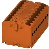 PTFIX 18X2,5 OG, Клеммная колодка с перегородкой в панель, 24 А, 500 В, 18 полюсов, 9, Вставной, 12 AWG