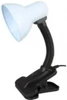 Светильник UF-320 С01 настол. прищепка 230В 60Вт E27 ЛОН бел. Ultraflash 12361