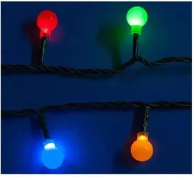 Гирлянда светодиодная Разноцветные шарики ULD-S0800-100/DGA MULTI IP20 COLORBALLS с контроллером 100LED (дл.8м) Uniel 7929
