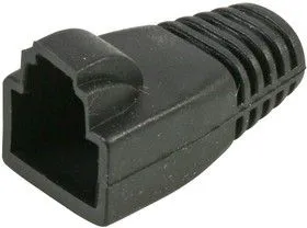 PS2BK8, Аксессуар разъема, черный, Кожух компенсатора натяжения, Модульными разъемами TUK RJ45