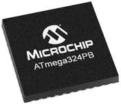 ATMEGA324PB-MU, 8 Bit MCU, AVR ATmega Family ATmega324 Series Microcontrollers, 20 МГц, 32 КБ, 2 КБ, 44 вывод(-ов)
