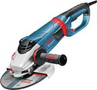 GWS 24-230 LVI, Функция KickbackStop, плавный пуск, новый защитный кожух. Трехпозиционная вращающаяся рукоятка. Ключ