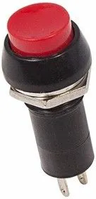 36-3030, Выключатель-кнопка 250V 1А (2с) ON-OFF красная