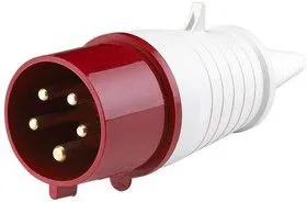 Вилка эл. каб. 16А 3P+E+N 380В тип. роз. 015 IP44 DEKraft 26003DEK