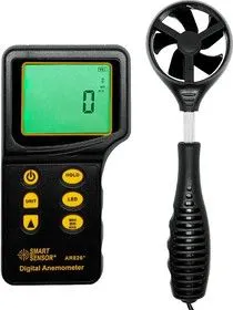 AR826, Портативный анемометр с выносным датчиком