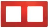 Рамка 2-м Etika красн. Leg 672532