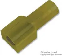 10RC-251T, TERMINAL, MALE DISCONNECT, 0.25IN YELLOW