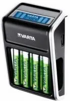 Зарядное устройство VARTA LCD Plug Charger+4xАА 2100 мАч