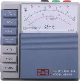 MS5209, Тестер сопротивления заземления, аналоговый