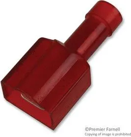 18RA-251T, TERMINAL, MALE DISCONNECT, 0.25IN, RED