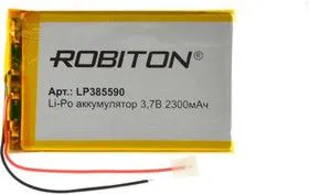 LP385590, Аккумулятор литий-полимерный (Li-Pol) 2300мАч 3.7В, с защитой