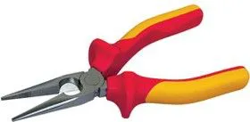 ST-0-84-006, Длинногубцы для электрика изолированные MaxSteel VDE 1000В, 160 мм