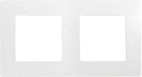 Рамка 2-м Etika бел. Leg 672502