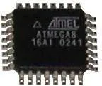 ATmega8-16AU, Микроконтроллер 8-Бит, AVR, 16МГц, 8КБ Flash [TQFP-32]