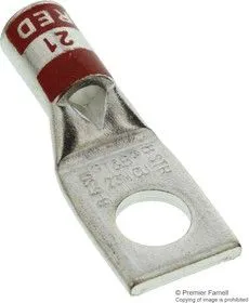 54130, TERMINAL, COMPRESSION LUG, 1/4IN, CRIMP