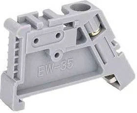 Ограничитель пласт. на DIN-рейку с 1 винтом DEKraft 32057DEK