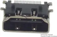 MC34931, Разъем HDMI, 19 контакт(-ов), Гнездо, Монтаж на Печатную Плату, Поверхностный Монтаж Прямой Угол