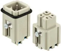 09200032634, Разъем для тяжелых условий, Han A Series, Insert, 3 Contacts, 3A, Штекер, Вставной Контакт