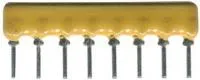 4608X-102-104LF, Фиксированный резистор цепи, 100 кОм, Серия 4608X, 4 элемент(-ов), Изолированный, SIP, 8 вывод(-ов)