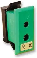 IS-K-FF(IEC), Разъем термопары, гнездо, типа K, IEC, стандартный, монтаж в панель