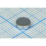 Магнит 6,0x 2,0, цилиндр, Ni, класс N35