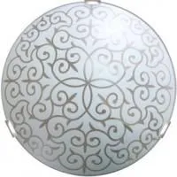 Светильник ДБО 300 Восточный стиль LED 15Вт 5000К мат.бел /клипса штамп металлик (инд.упак) Элетех 1030450311