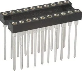 TRSL-20 (DS1007-20N), DIP панель 20-контактная цанговая узкая