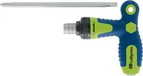 13364, Отвертка реверсивная Т-образная комбинированная PH2/SL6, CrV